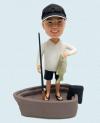 Custom Bobblehead Fishing With Boat