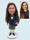 Custom Bobbleheads Personalized Bobbleheads Female Bagpiper