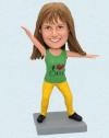 Custom Bobblehead Female Yoga