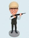 Custom Bobbleheads Personalized Bobblehead Hunter