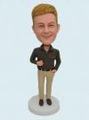 Personalized Bobbleheads Business Casual Male