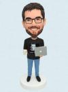 Custom Bobbleheads Personalized Bobbleheads With Laptop