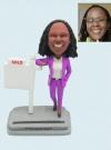 Personalized Bobblehead Female Real Estate Agent