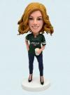 Custom Female Bobblehead With Beer