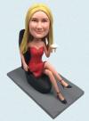 Custom Sitting On High Heels Bobbleheads