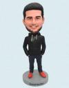 Custom Bobbleheads Casual Man Bobbleh Head For Boyfriend