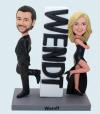 Custom Bobblehead Couple Mr. & Mrs. Smith Style