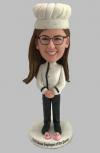 Personalized Bobblehead Female Baker