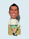 Custom Bobbleheads Personalized Bobbleheads Sitting On Couch