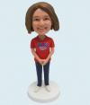 Custom Bobblehead Casual Style Gift For Mother/Grandma/Girlfriend