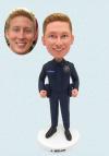 Custom bobblehead police officer