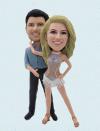 Custom bobblehead dancing couple Bobbleheads Personalized