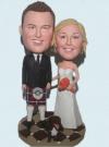 Custom Wedding Bobbleheads Irish Kilt Wedding （Not Pet）