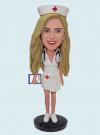 Custom Bobbleheads For Nurse Create From Your Own Photo Custom Bobbleheads For Nurse Create From Your Own Photo