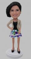 Personalized Bobblehead For Office Lady