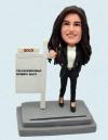 Personalized Bobblehead Female Real Estate Agent Personalized Bobblehead Female Real Estate Agent