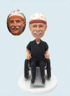 Custom bobbleheads in wheelchair