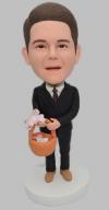 Ring Bearer bobblehead-Wedding bobblehead