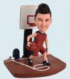 Custom Bobblehead Cute Boy Playing Basketball