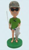Custom Bobbleheads Fishing Gift For Boss/Father/Boyfriends/Retirement
