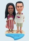 Custom Wedding Bobblehead Beach Style