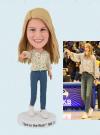 Custom Bobblehead Female Coach