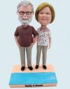 Custom Couple Bobbleheads Figurines Anniversary Gifts For Parents