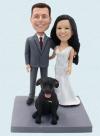 Personalized Wedding Bobblehead With Pet