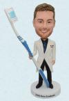 Custom Bobbleheads Personalized Dentist With Toothblushes