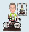 Create Custom Bobbleheads Male Cyclists Bobbleheads Figurines